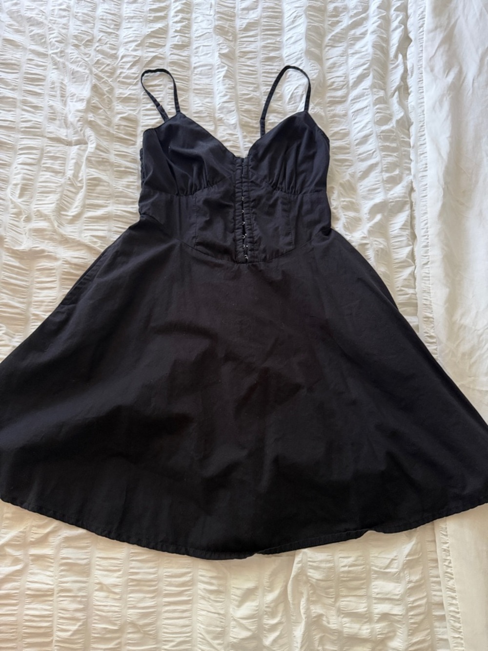 Jessica Simpson Black Spaghetti-Strap Mini Dress
